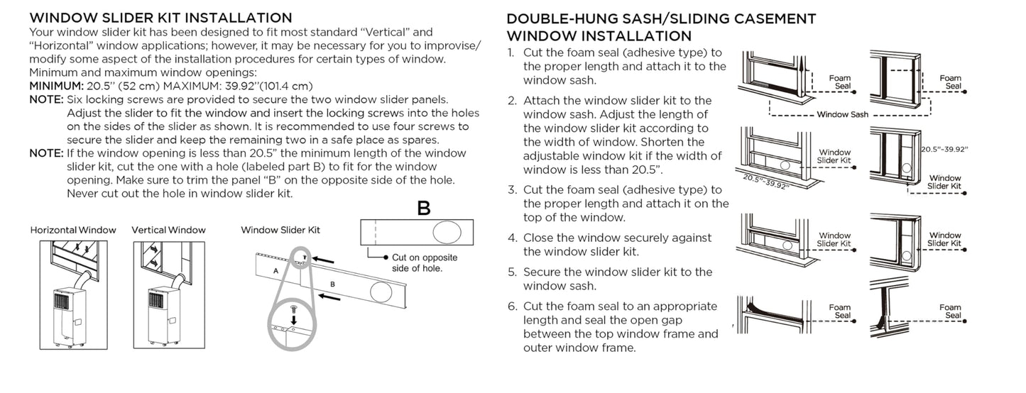 BLACK+DECKER Portable Air Conditioner, 8,000 BTU Rooms up to 400 Sq. Ft