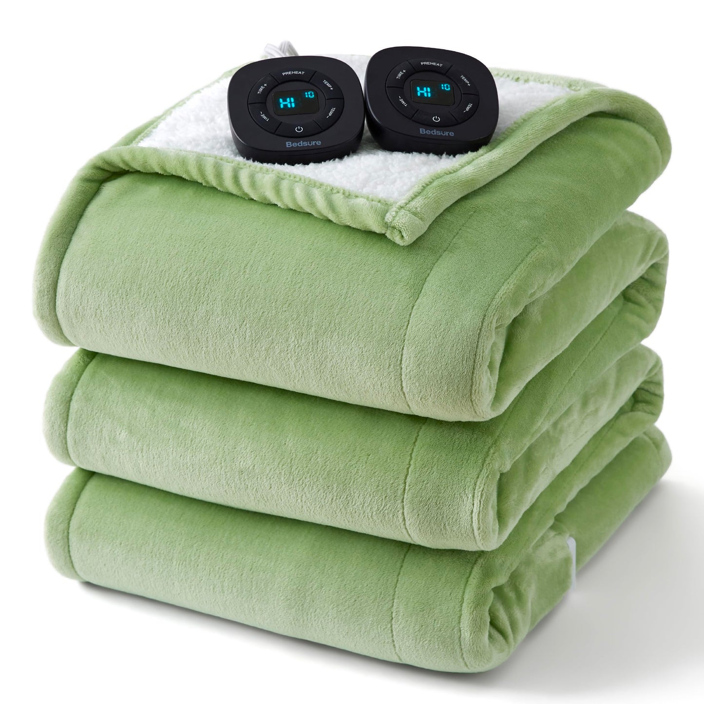 Bedsure Heated Blanket Throw Blanket