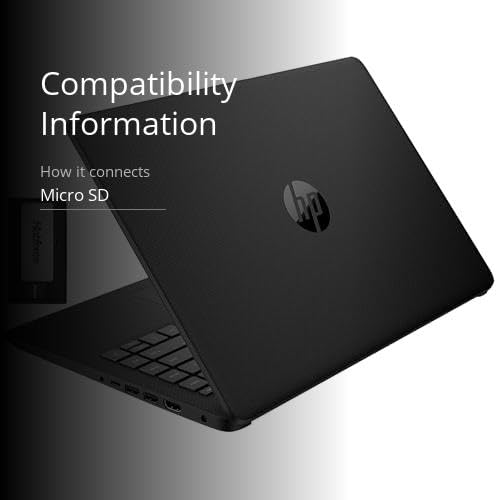 HP Stream 14" HD BrightView Laptop, Intel Processor N150, 16GB RAM, 416GB Storage