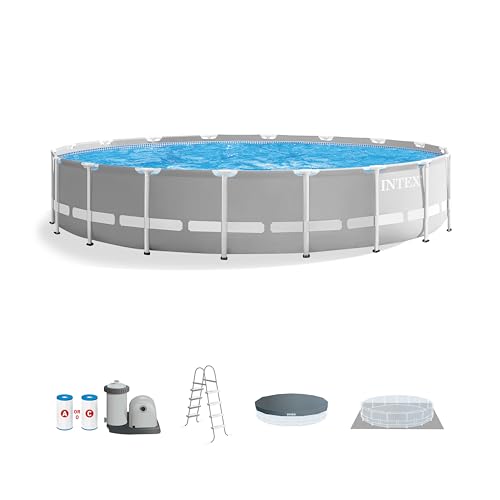 Prism Frame Premium Above Ground Swimming Pool Set: 10ft x 30in