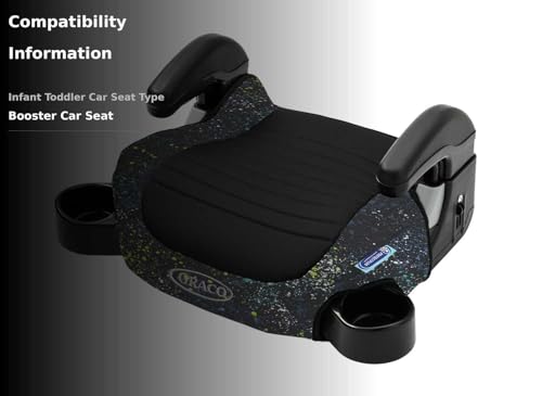 Graco TurboBooster 2.0 Backless Booster Car Seat, Denton