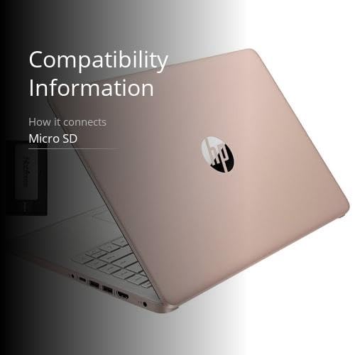 HP Stream 14" HD BrightView Laptop, Intel Processor N150, 16GB RAM, 416GB Storage