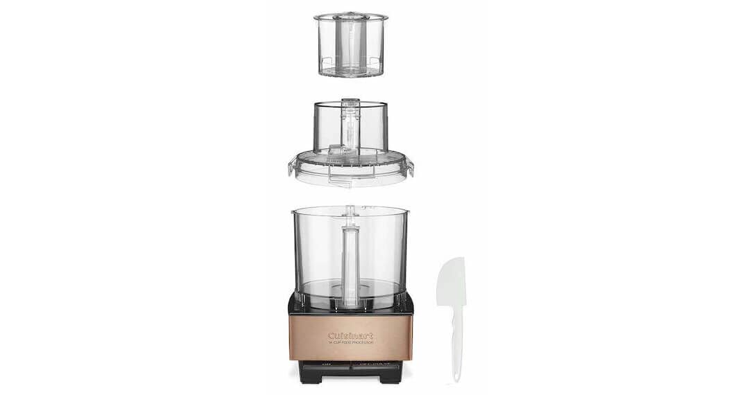 Cuisinart Food Processor, 14-Cup Vegetable Food Chopper for Mincing, Dicing, Shredding, Puree & Kneading Dough, 720-Watt Motor, Stainless Steel, DFP-14BCNY