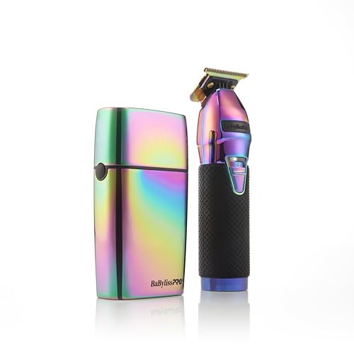 LIMITEDFX Cord/Cordless Hair Trimmer and Double Foil Hair Shaver Prepack, High-Performance Lithium-Ion Batteries for Long-Lasting Cutting