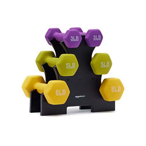 Neoprene Dumbbell Hand Weights for Exercise and Muscle Toning