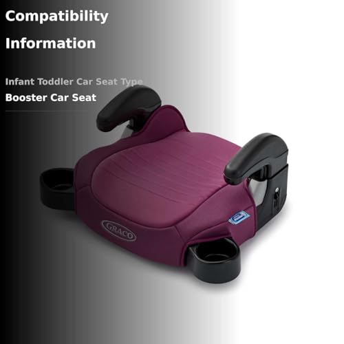 Graco TurboBooster 2.0 Backless Booster Car Seat, Denton