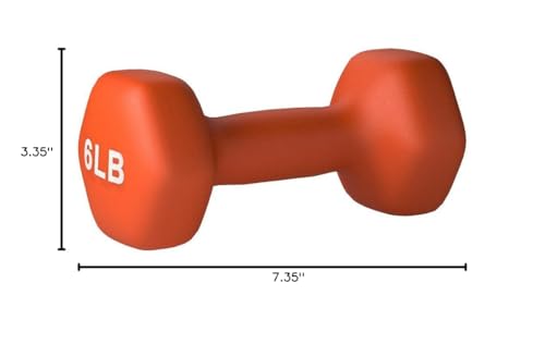 Neoprene Dumbbell Hand Weights for Exercise and Muscle Toning