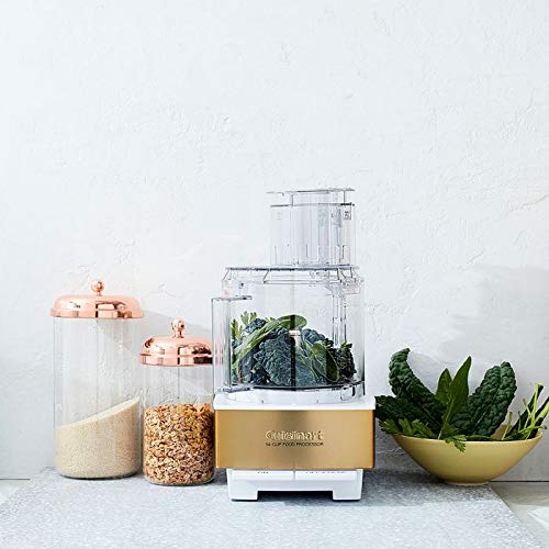 Cuisinart Food Processor, 14-Cup Vegetable Food Chopper for Mincing, Dicing, Shredding, Puree & Kneading Dough, 720-Watt Motor, Stainless Steel, DFP-14BCNY
