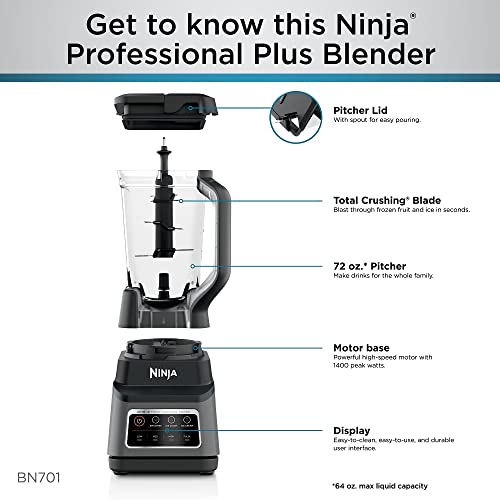 Ninja BL660 Professional Compact Smoothie & Food Processing Blender