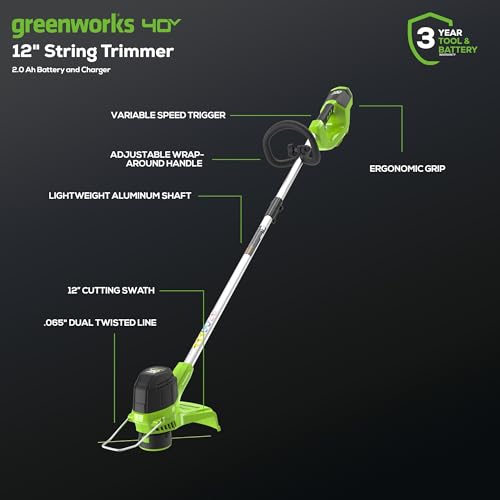 Greenworks 40V Lawn Care Combo Kit