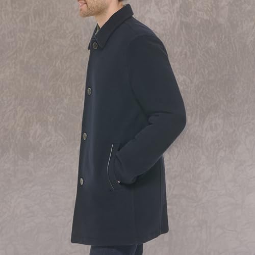 Cole Haan Men's Wool Plush Car Coat