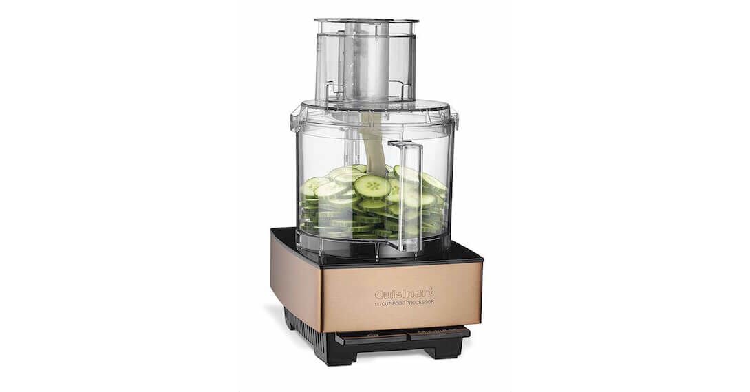 Cuisinart Food Processor, 14-Cup Vegetable Food Chopper for Mincing, Dicing, Shredding, Puree & Kneading Dough, 720-Watt Motor, Stainless Steel, DFP-14BCNY