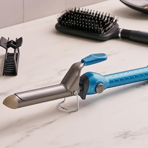 Nano Titanium Spring Curling Iron, Professional Hair Wand, Tool for Stylists, Nano Titanium Technology for Tight Curls or Loose Waves