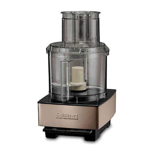 Cuisinart Food Processor, 14-Cup Vegetable Food Chopper for Mincing, Dicing, Shredding, Puree & Kneading Dough, 720-Watt Motor, Stainless Steel, DFP-14BCNY