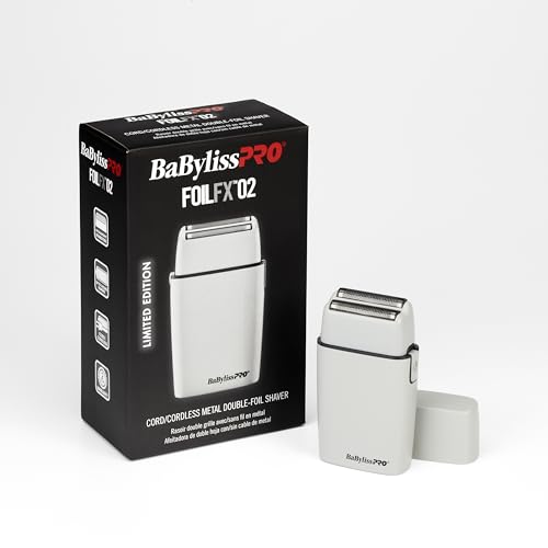 METALFX Double Foil Shaver, Handheld Electric Razor for Travel, Portable Cordless Close Face Shaver for Head, Beard, & Neck