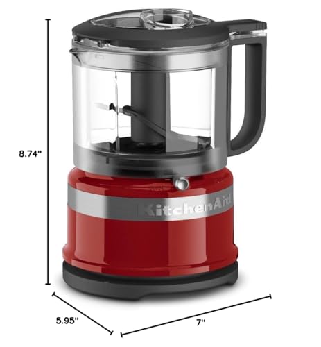 KitchenAid KFC3516ER 3.5 Cup Food Chopper, Empire Red, One Size