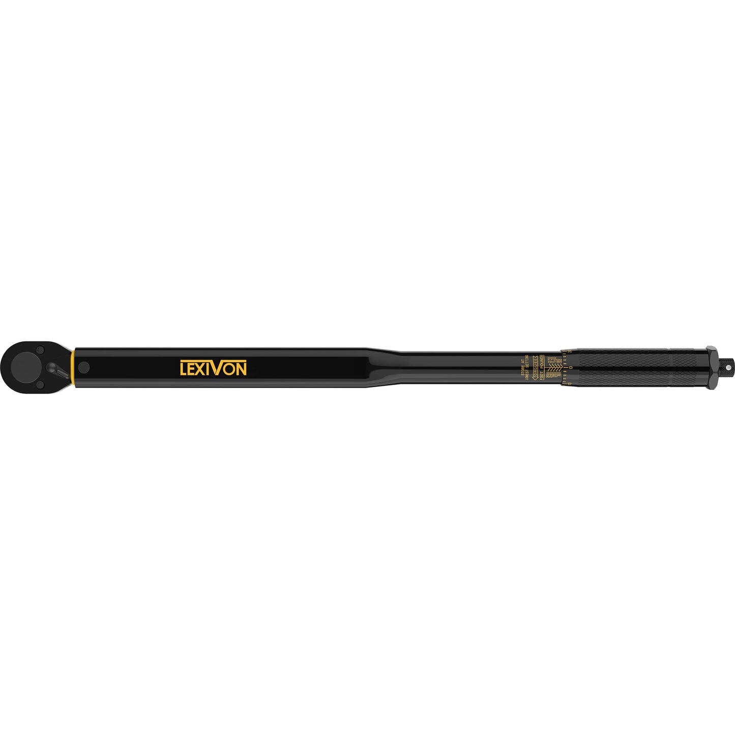 LEXIVON Torque Wrench 1/2-Inch Drive Click 10~150 Ft-Lb/13.6~203.5 Nm (LX-183)