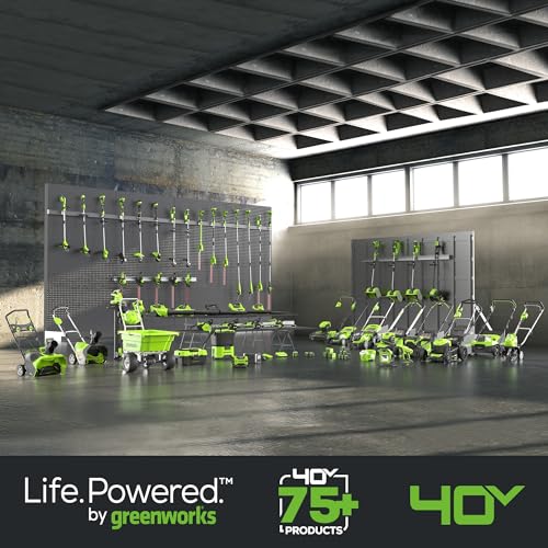 Greenworks 40V 16" Cordless Lawn Mower with 4.0Ah Battery & Charger