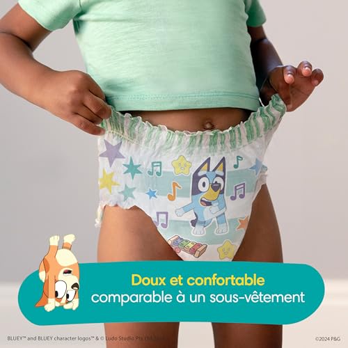 Pampers Training Pants - Easy Ups Boys & Girls Bluey - Size 3T-4T, 124 Count