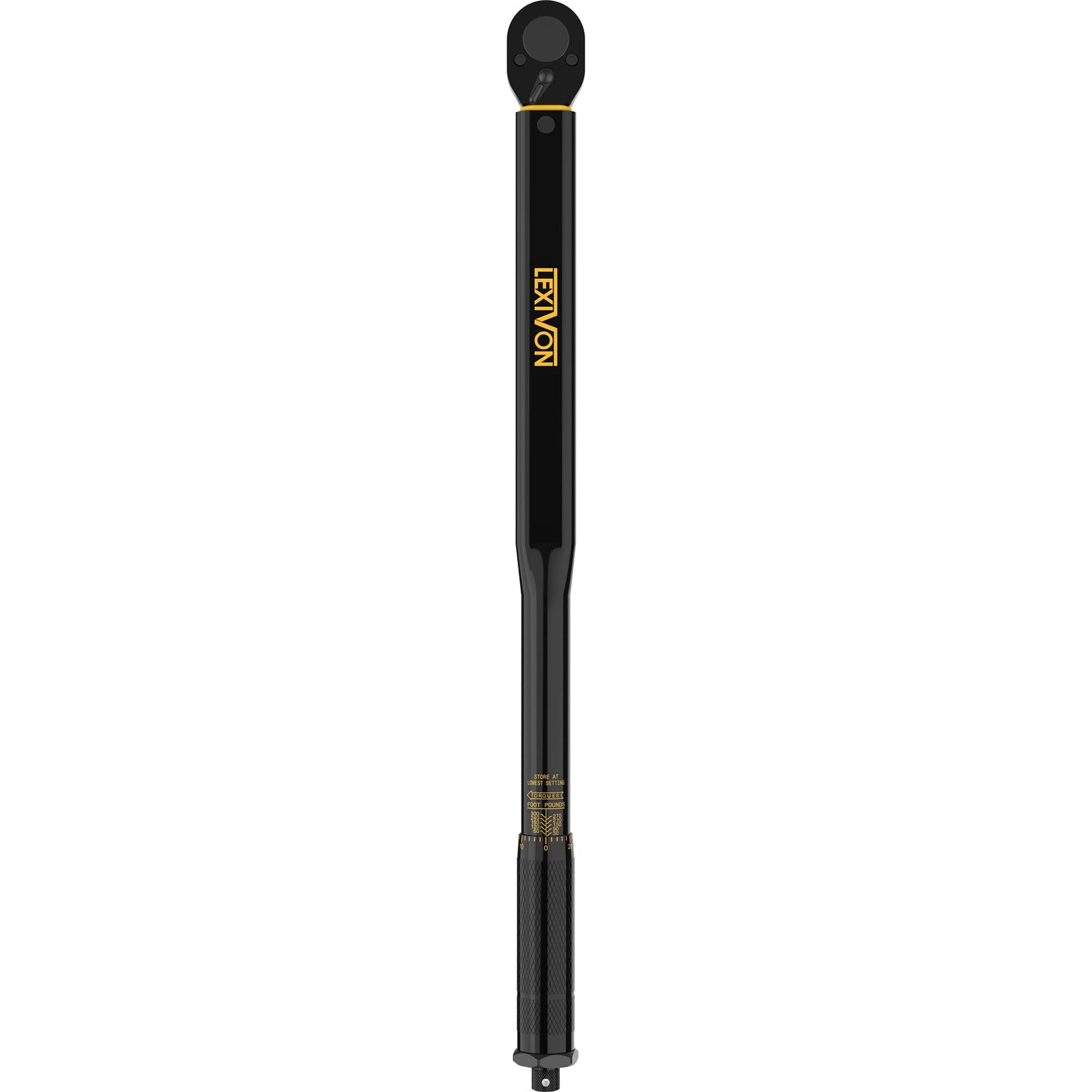 LEXIVON Torque Wrench 1/2-Inch Drive Click 10~150 Ft-Lb/13.6~203.5 Nm (LX-183)