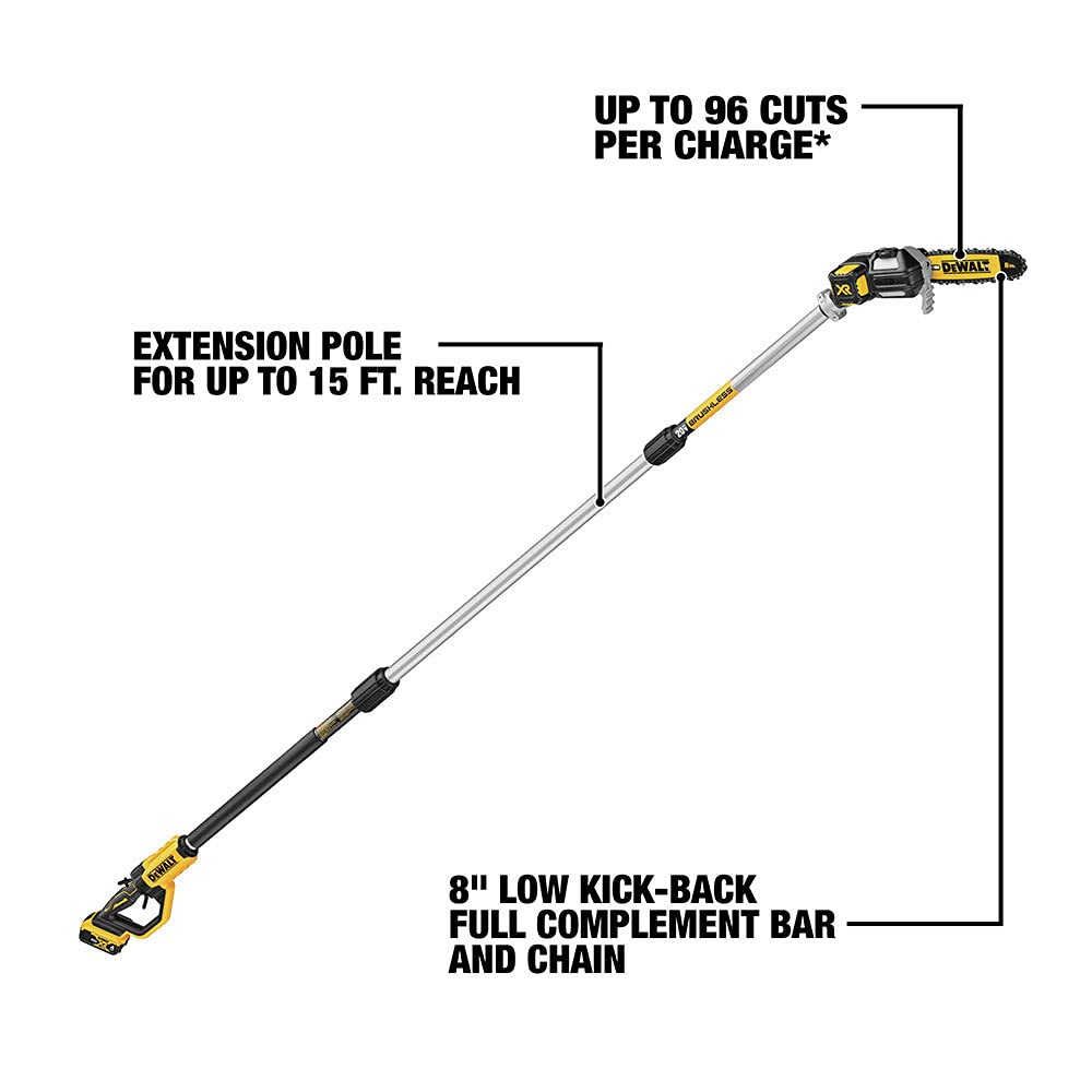 DEWALT 20V MAX* XR® Brushless Cordless Pole Saw