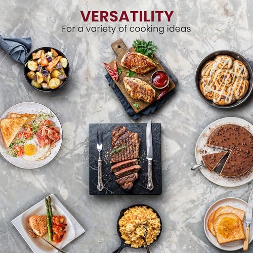 Elite Gourmet EG-6203# Extra Deep 16"x13"x3.2" (10.5Qt.) Scratch Resistant, Easy Pour Spout Dishwasher Safe, Non-stick Electric Skillet with Glass Vented Lid, Adjustable Temperature, Black