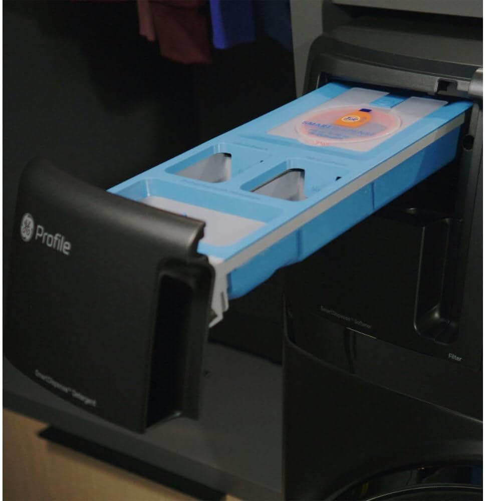 GE Profile PFQ97HSPVDS 28 Inch Smart Front Load Washer/Dryer Combo