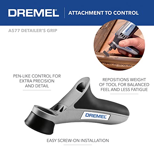Dremel 4300-5/40 High Performance Rotary Tool Kit with LED Light- 5 Attachments & 40 Accessories - Ideal for Grinding, Cutting, Wood Carving, Sanding, and Engraving