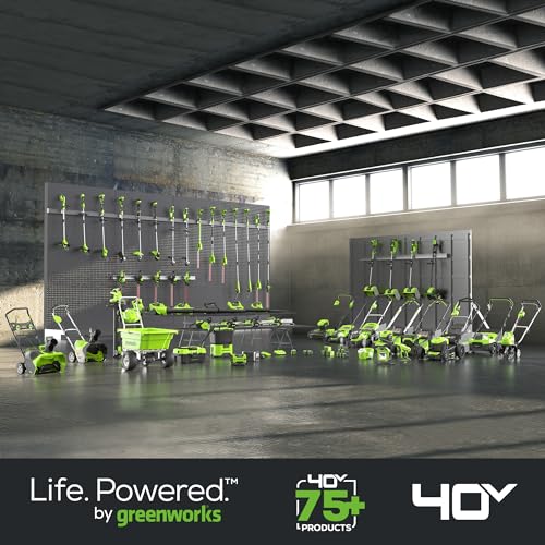 Greenworks 40V 16" Cordless Lawn Mower with 4.0Ah Battery & Charger