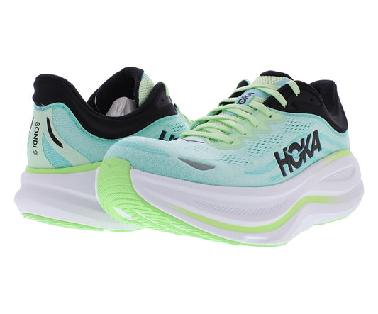 Hoka Men's Bondi 9 Luna Moth/Blue Spark 10 Medium
