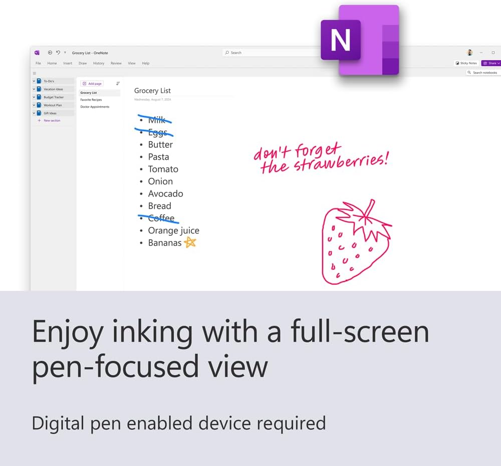 Microsoft Office Home 2024 | Classic Apps: Word, Excel, PowerPoint | One-Time Purchase for 1 PC/MAC | Instant Download | Formerly Home & Student 2021 [PC/Mac Online Code]