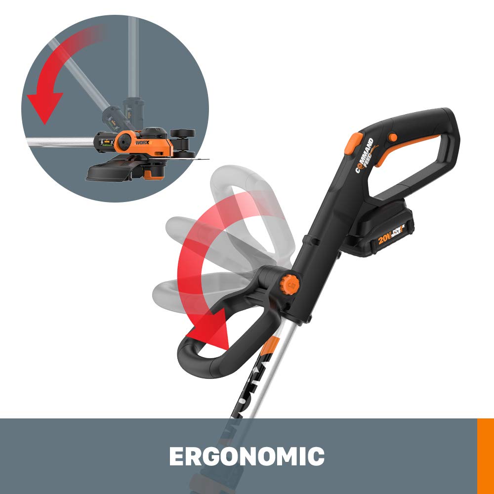 Worx String Trimmer Cordless GT3.0 20V PowerShare 12" Edger & Weed Trimmer