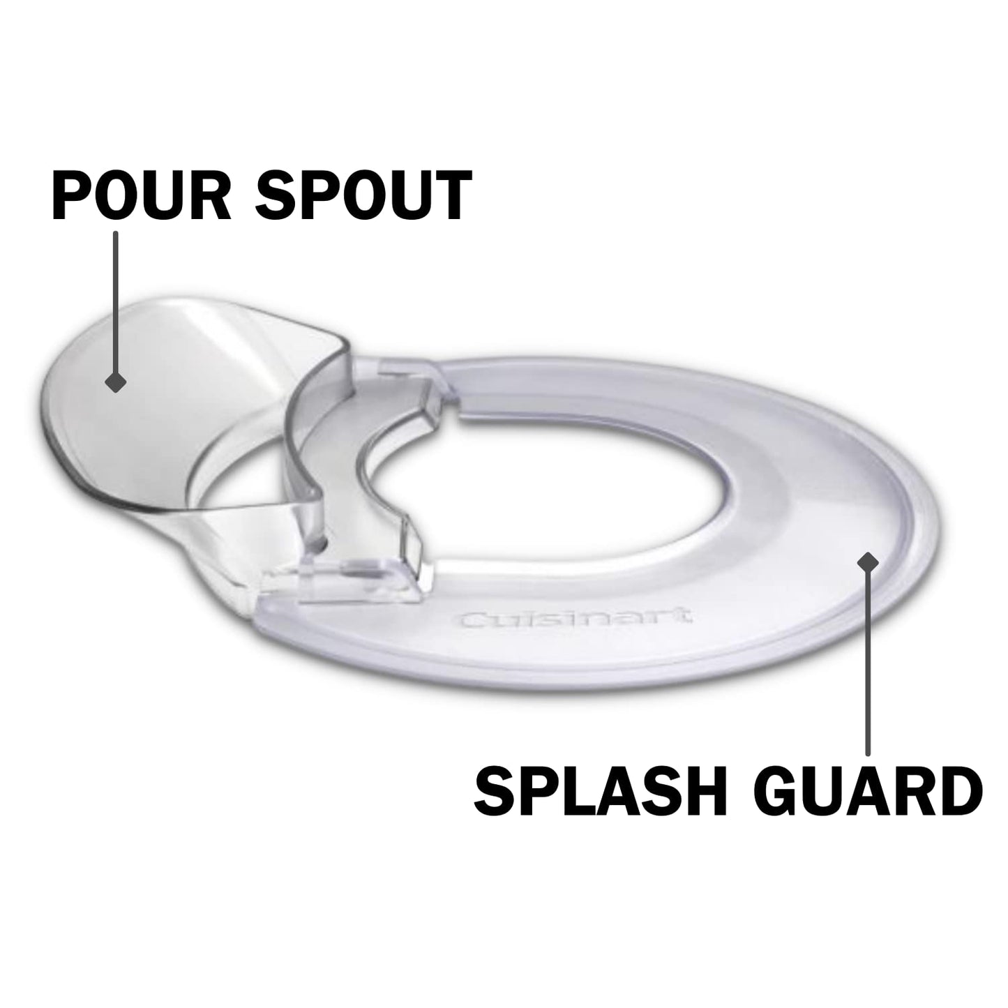 Cuisinart Stand Mixer, 12 Speeds, 5.5-Quart Mixing Bowl, Chef's Whisk, Flat Mixing Paddle, Dough Hook, and Splash Guard with Pour Spout, Silver Lining, SM-50BC, Silver Lining