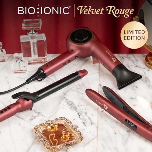 Bio Ionic Long Barrel Styler,Curling Iron with Moisture Heat Technology & NanoIonic MX, Verstatile Curling Wand