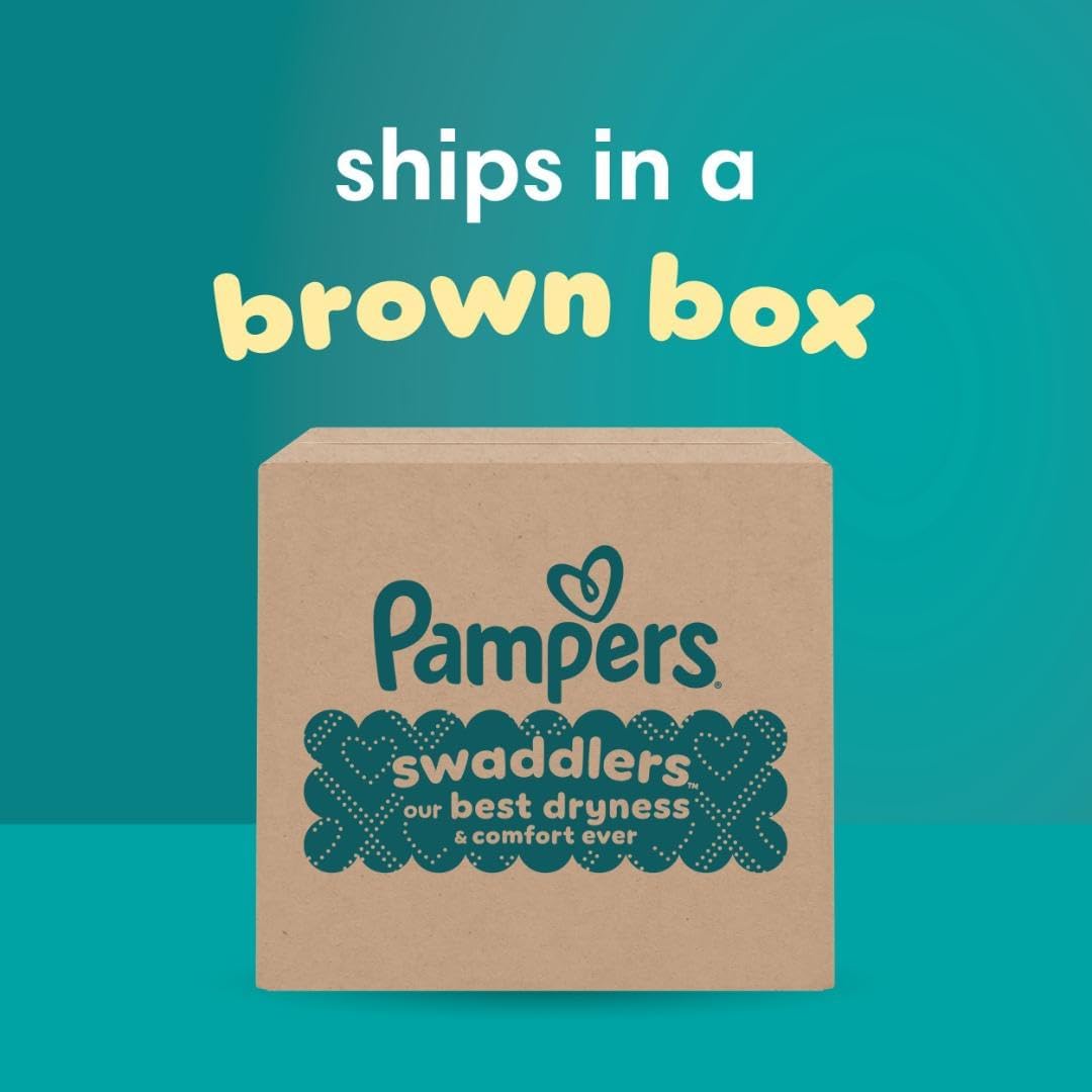Pampers Swaddlers Diapers, Size 5 (20-37 lbs), 132 Count