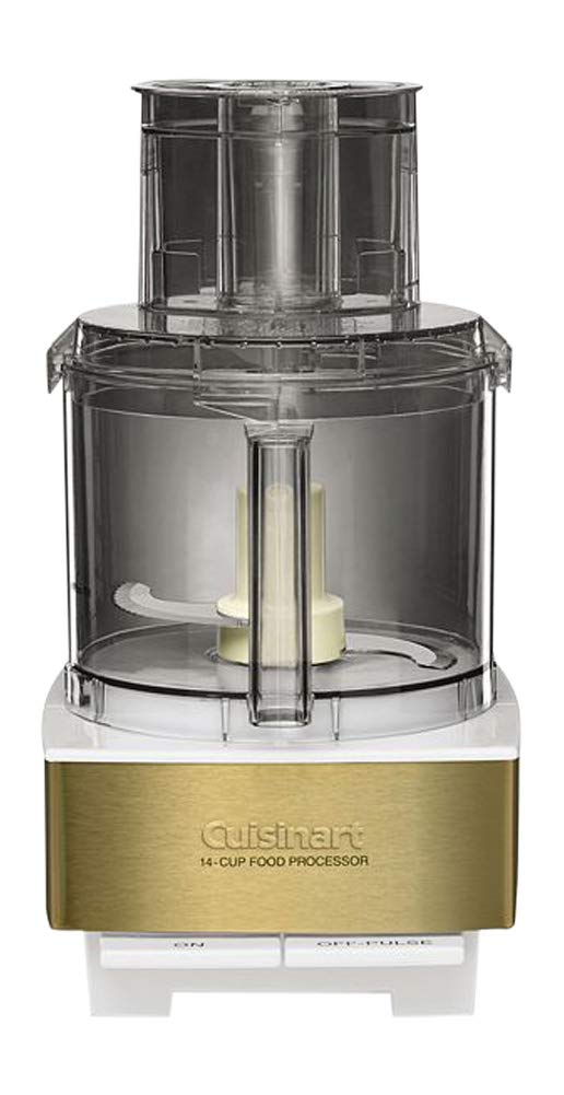 Cuisinart Food Processor, 14-Cup Vegetable Food Chopper for Mincing, Dicing, Shredding, Puree & Kneading Dough, 720-Watt Motor, Stainless Steel, DFP-14BCNY