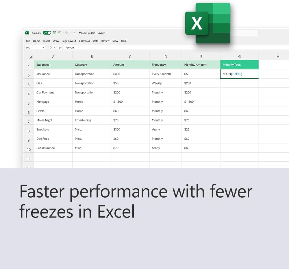 Microsoft Office Home 2024 | Classic Apps: Word, Excel, PowerPoint | One-Time Purchase for 1 PC/MAC | Instant Download | Formerly Home & Student 2021 [PC/Mac Online Code]