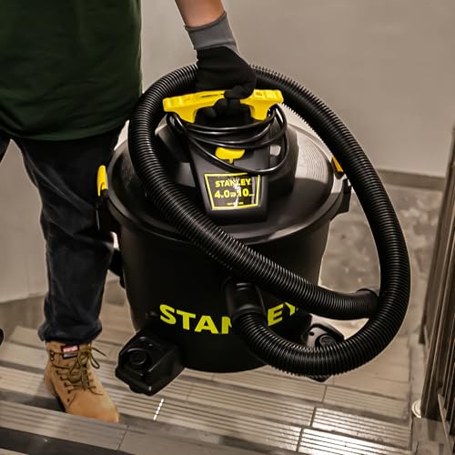 Stanley - SL18116P Wet/Dry Vacuum, 6 Gallon, 4 Horsepower Black
