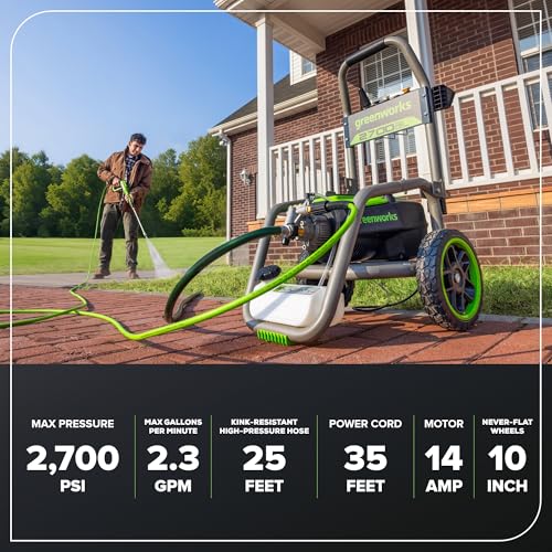 Greenworks Pro Brushless 3000 PSI (CSA Certified) 2.0 GPM Max / 1.1 GPM Electric Pressure