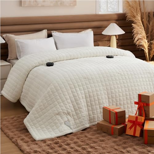 Bedsure Heated Blanket Throw Blanket