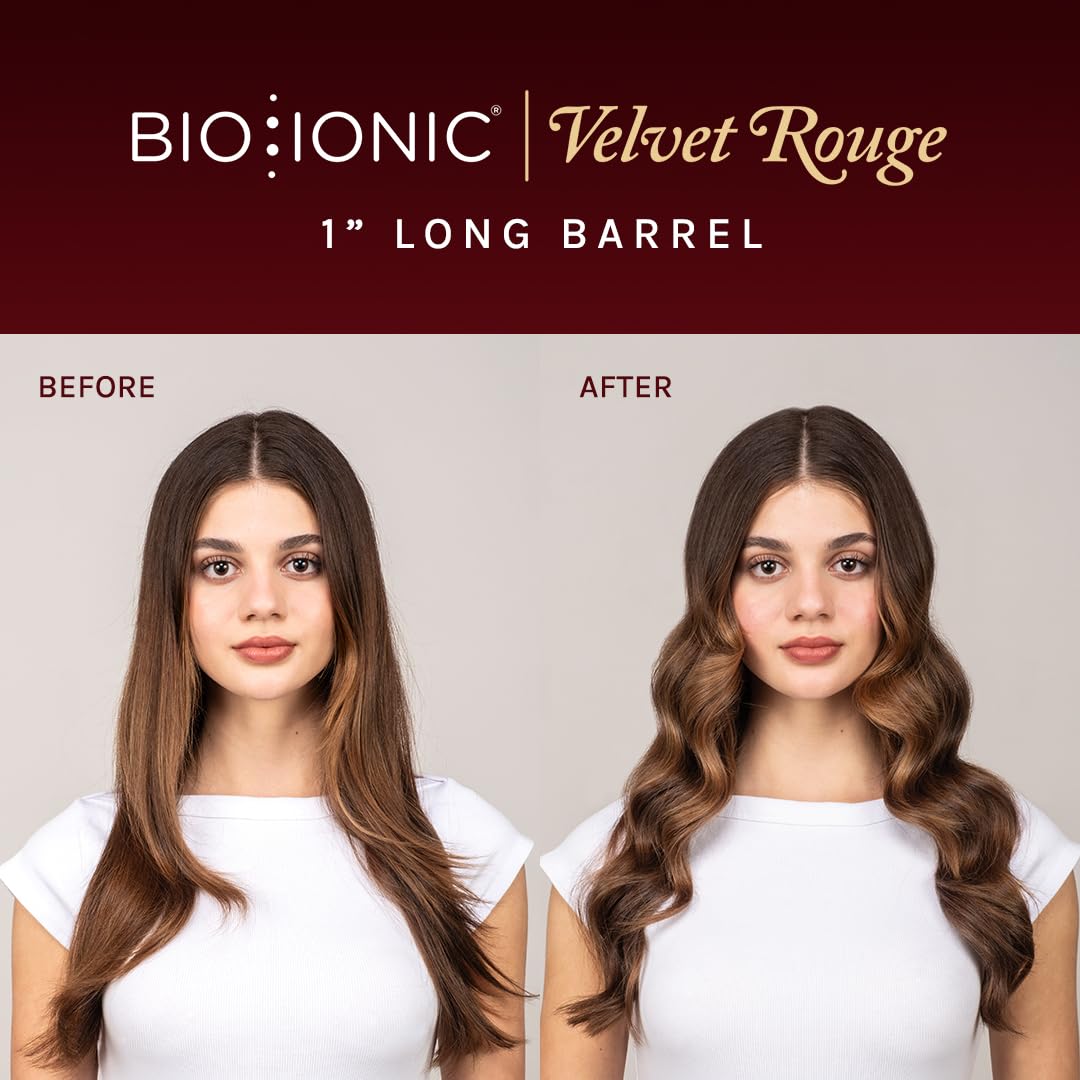 Bio Ionic Long Barrel Styler,Curling Iron with Moisture Heat Technology & NanoIonic MX, Verstatile Curling Wand