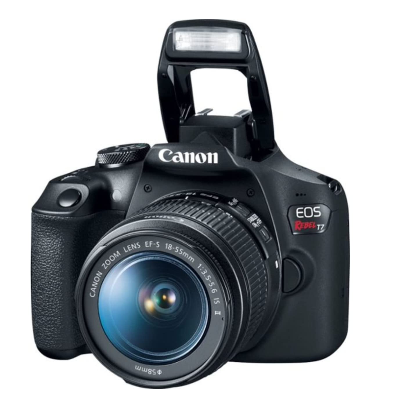 Canon EOS Rebel T7 DSLR Camera|2 Lens Kit with EF18-55mm