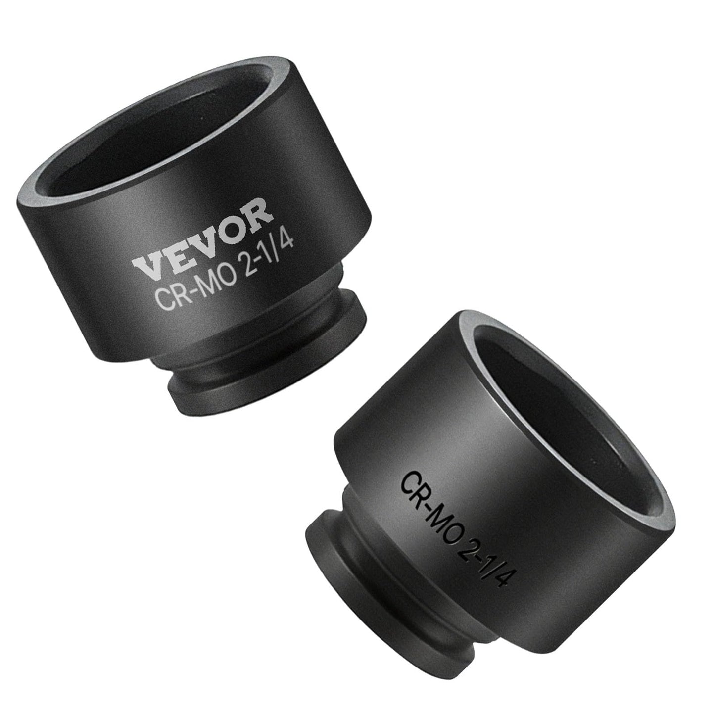 VEVOR 1/2" Drive Impact Socket Set, 65 Piece SAE 3/8" to 1-1/4" and Metric 10-24mm