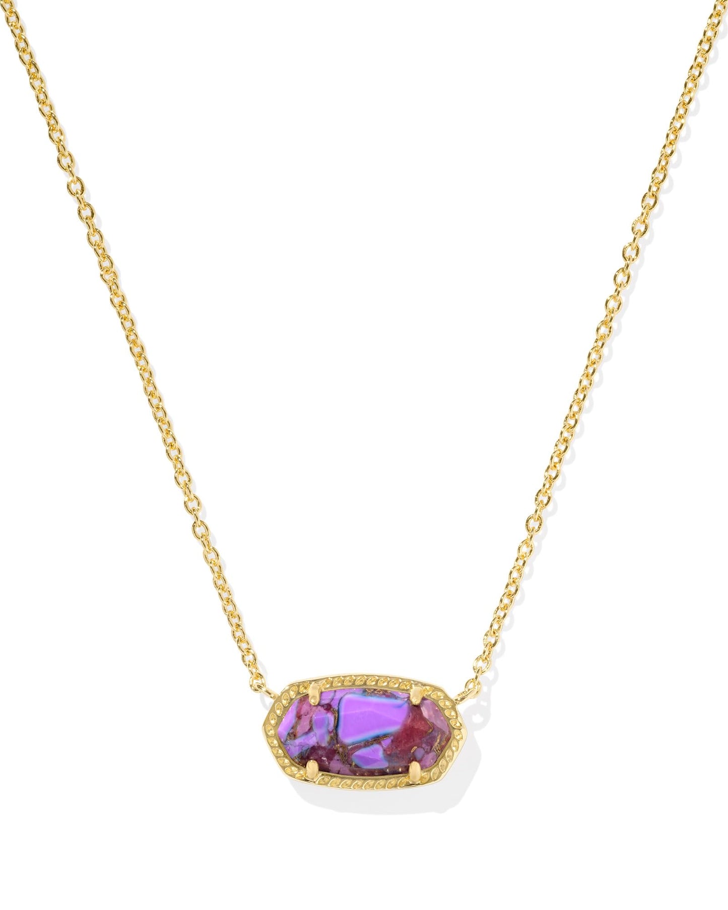 Kendra Scott Elisa Pendant Necklace for Women, Fashion Jewelry, 14k Gold-Plated