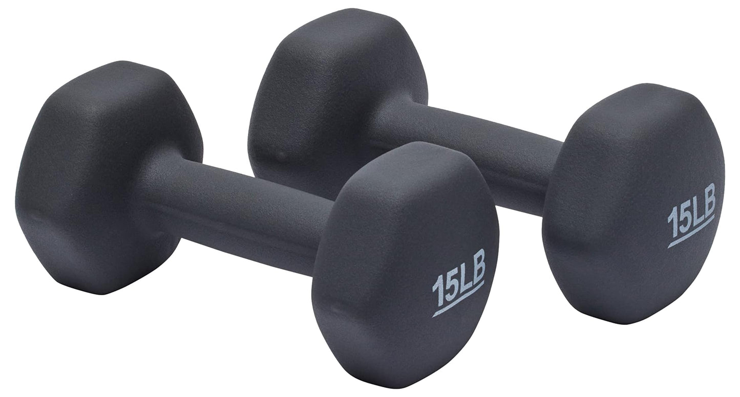Neoprene Dumbbell Hand Weights for Exercise and Muscle Toning