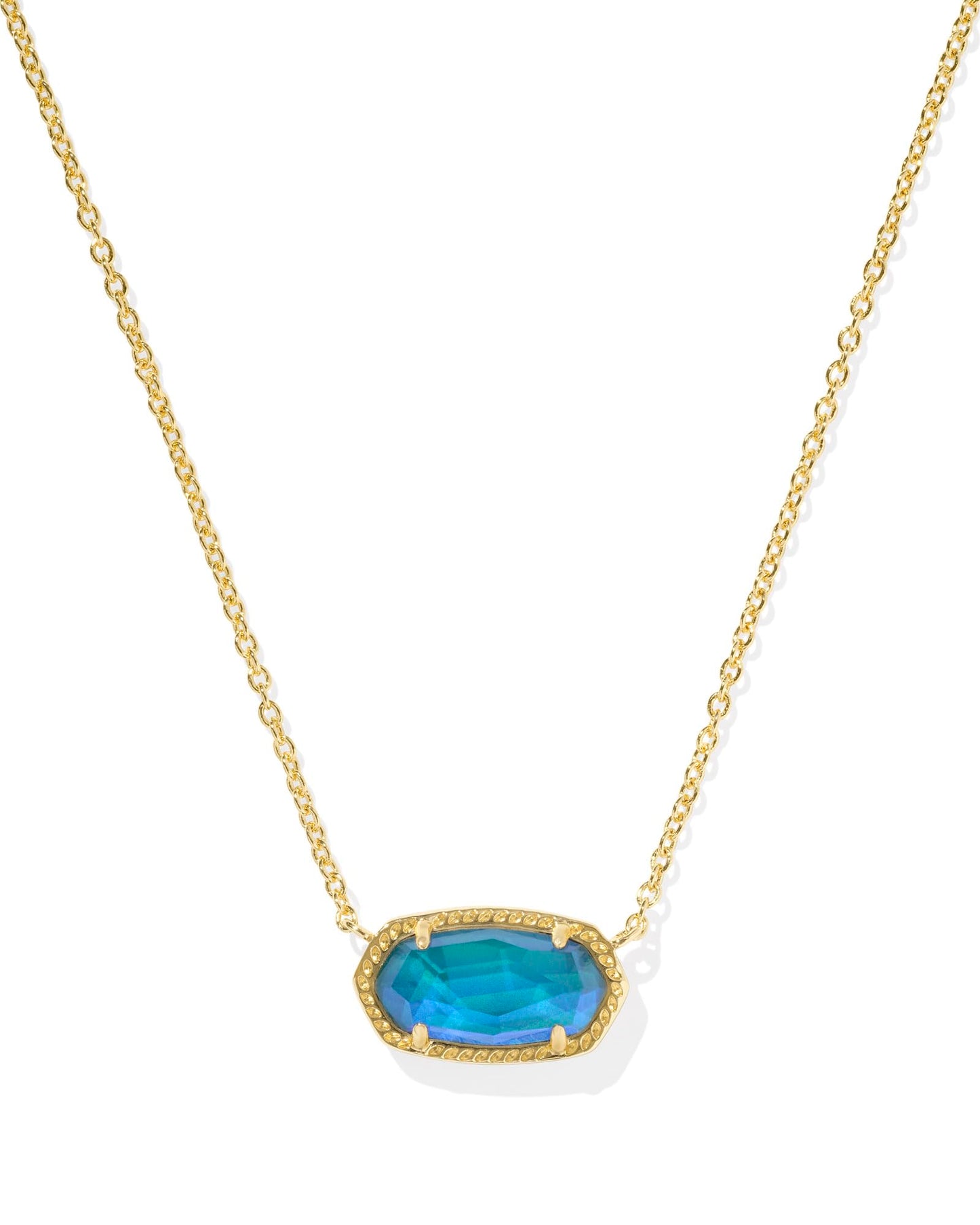 Kendra Scott Elisa Pendant Necklace for Women, Fashion Jewelry, 14k Gold-Plated