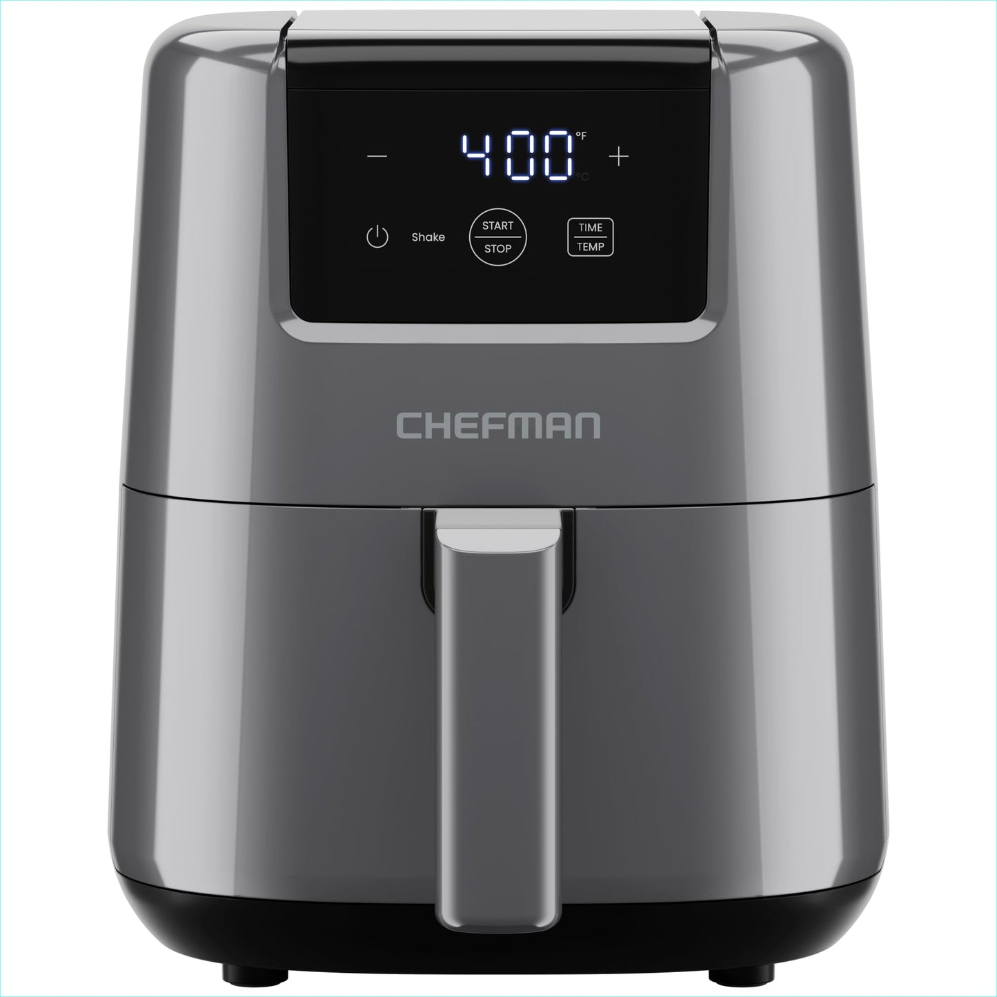 CHEFMAN 2 Qt Mini Air Fryer – Digital Space-Saving Compact Air Fryer with Nonstick and Dishwasher Safe Basket, Quick & Easy Meals in Minutes, Features Digital Timer and Shake Reminder – Black
