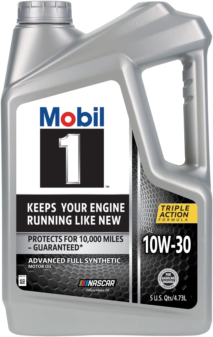 Mobil 1 Advanced Fuel Economy Full Synthetic Motor Oil 0W-20, 5 Quart