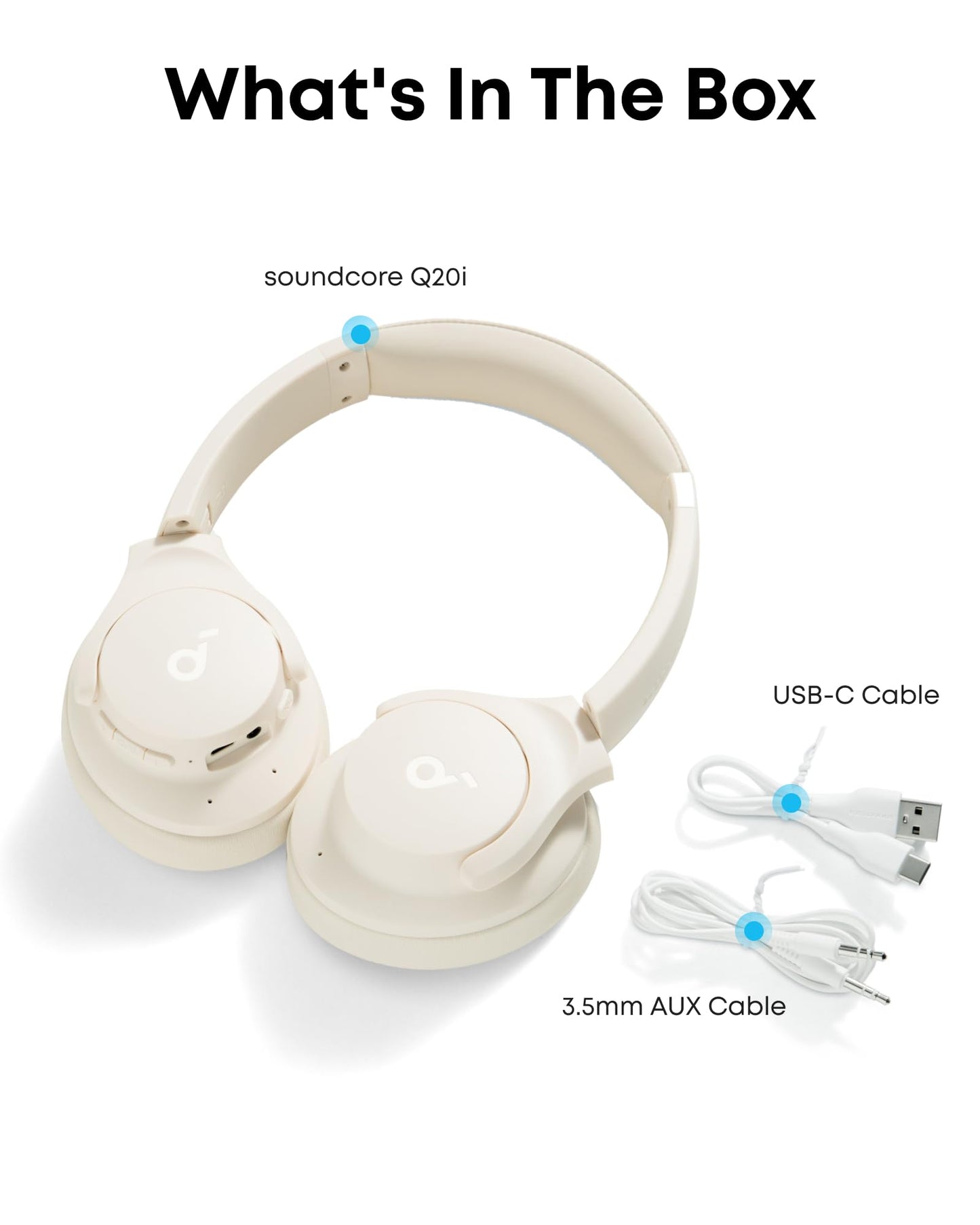 Soundcore by Anker Q20i Hybrid Active Noise Cancelling Headphones