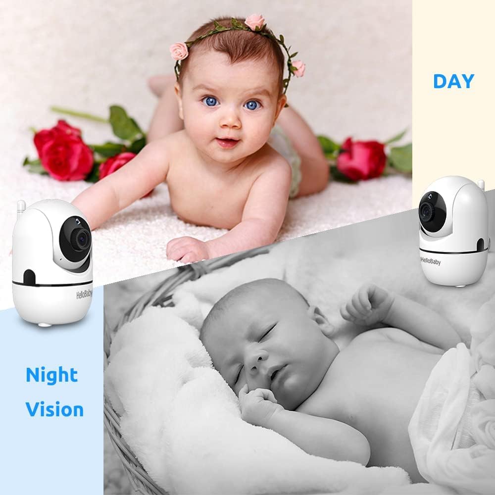 HelloBaby No WiFi Baby Monitor 5" Screen